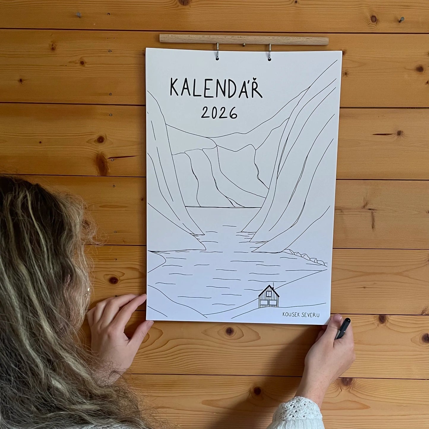 2026 Nástěnný kalendář - Kousek Severu