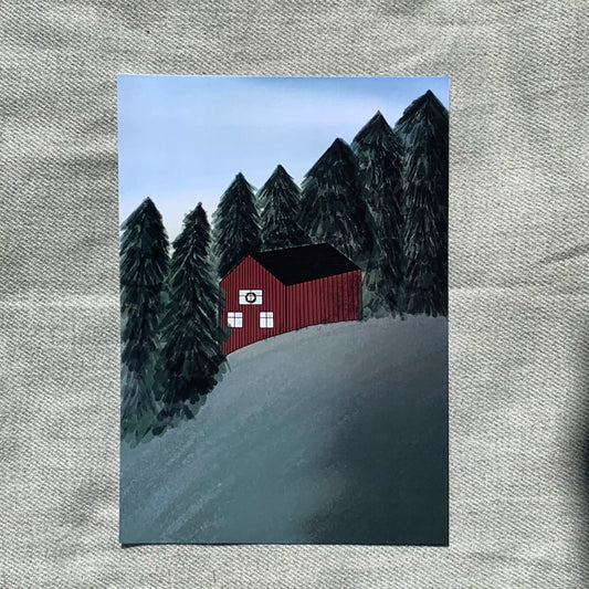 Chata v lese – Lillehammer, Norsko