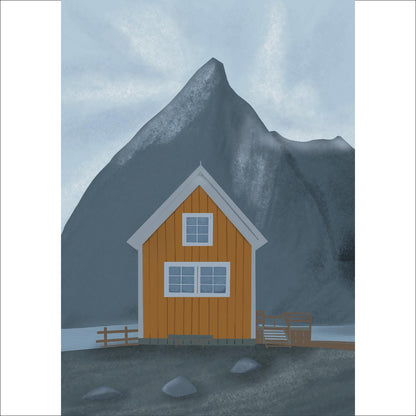 Domek v Sakrisøy, Norsko