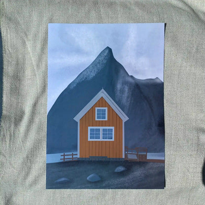 Domek v Sakrisøy, Norsko